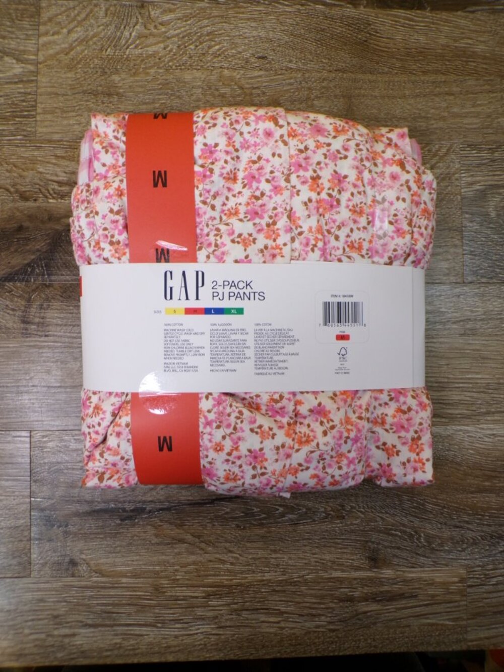 Gap NWT Women's Cotton PJ Pant, 2-Pack - Pink Pack - Size: Medium - Picture 2 of 9